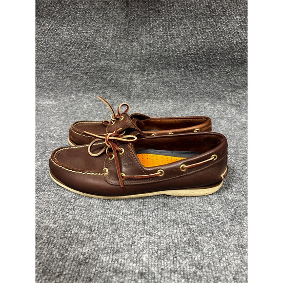 Timberland Other - Timberland Boat Shoes Mens 9.5 Brown Leather Nautical Preppy Soft Summer